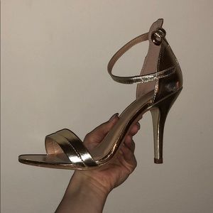 Gold heels